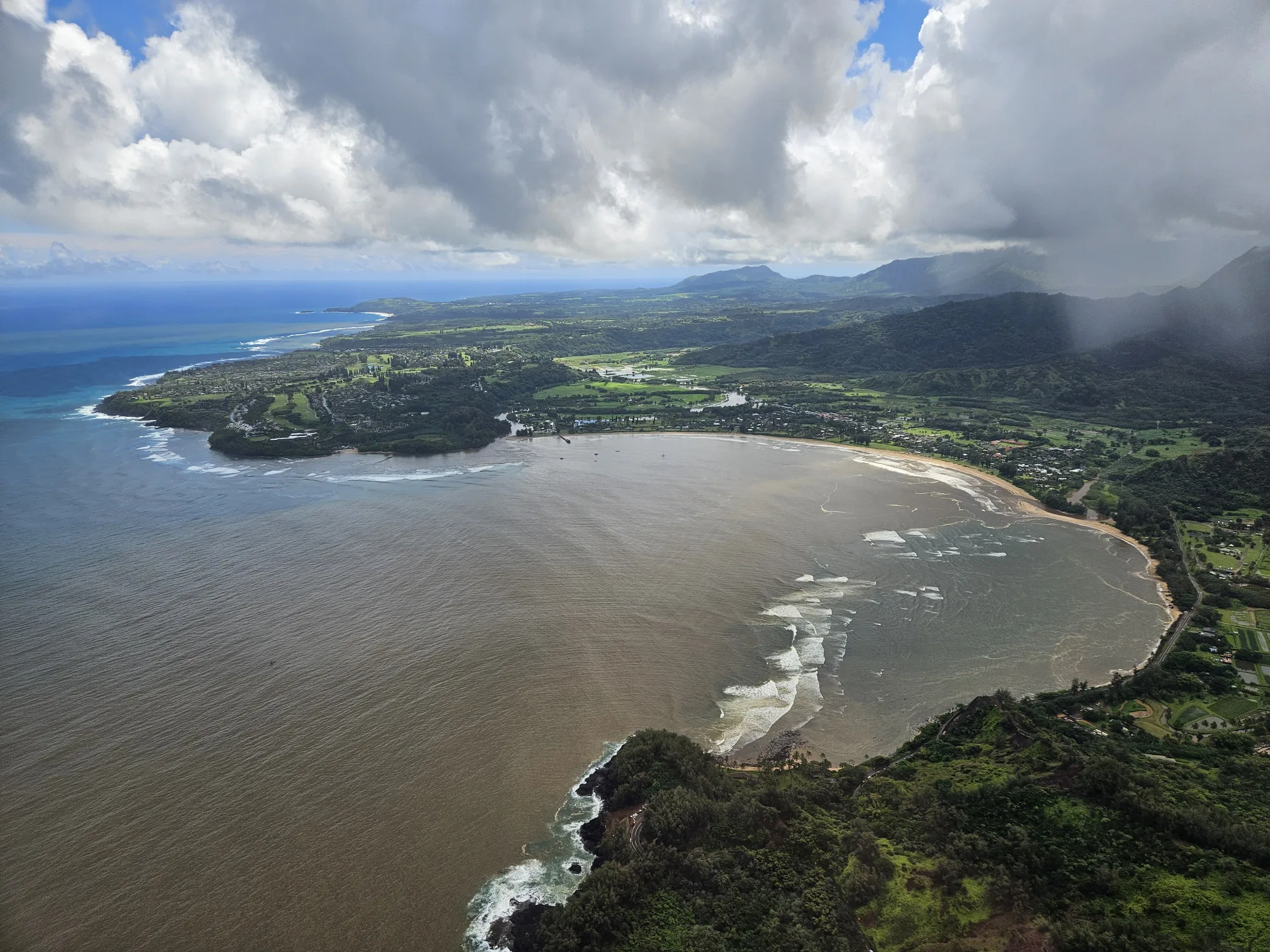 Hanaley Bay - View from Above